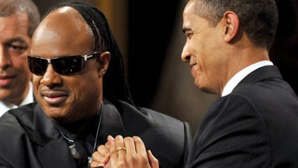 Obama relató su historia personal con Stevie Wonder