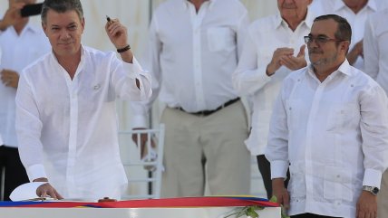   Un momento que pasará a la historia: Así fue la firma de paz en Colombia 