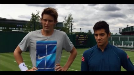   Christian Garín y Nicolás Jarry anticiparon el debut en Wimbledon tras entrenar juntos 