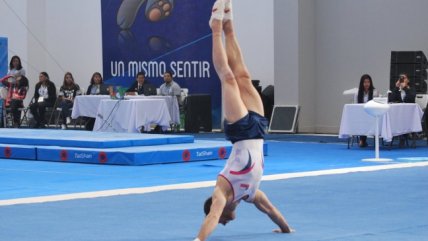   La rutina de Tomás González que le dio la medalla de oro en la final de suelo en los Sudamericanos 