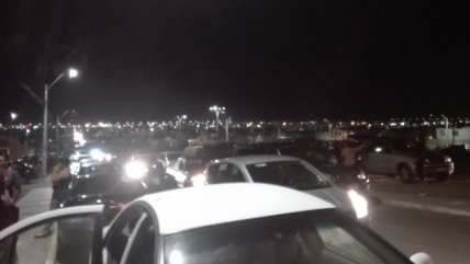  Evacuación en Arica generó gran taco: Muchos salieron en sus autos  