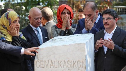 Activistas homenajean a Khashoggi en Estambul un año después de su asesinato Activistas homenajean a Khashoggi en Estambul un año después de su asesinato