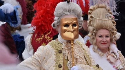   La apoteósica inauguración del carnaval de Venecia 