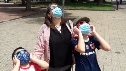  Chillán disfrutó el eclipse con cielo despejado  