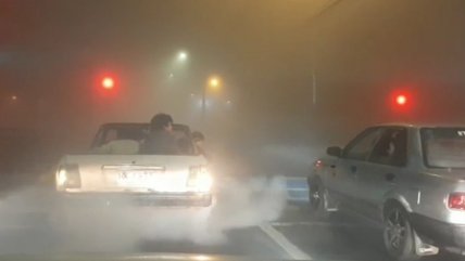   Captan temeraria carrera clandestina en medio de densa neblina en Talca 