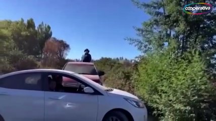   Los minutos de tensión en que disparos al aire frustraron la entrada de Izkia Siches a Temucuicui 