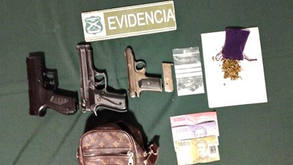   Copiapó: Adolescentes fueron detenidos con armas y drogas 