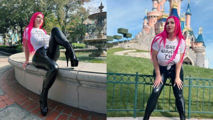   Modelo causa polémica tras grabar contenido sugerente en Disneyland 