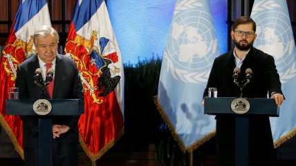 Ante Guterres, Boric llamó a Ante Guterres, Boric llamó a