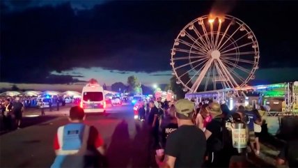   Decenas de heridos deja incendio en rueda de la fortuna en Alemania 