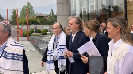 Paul McCartney visitó sinagoga de Santiago por Yom Kipur Paul McCartney visitó sinagoga de Santiago por Yom Kipur