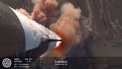   Con Musk y Trump en la audiencia, SpaceX completó la sexta prueba del Starship 