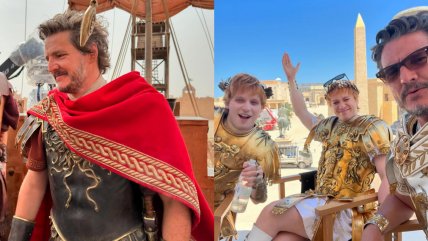   Pedro Pascal compartió imágenes del rodaje de 