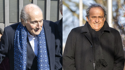   Joseph Blatter y Michel Platini volvieron a juicio por corrupción 