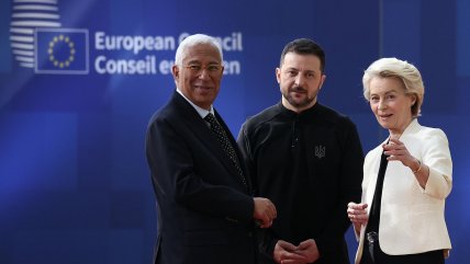   Zelenski agradeció a la UE: 