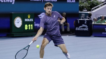   David Goffin dio el golpe y eliminó a Carlos Alcaraz en la segunda ronda del Masters de Miami 