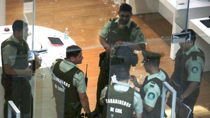   Ocho detenidos por turbazo en Mall Plaza Egaña: Uno tiene 11 años 
