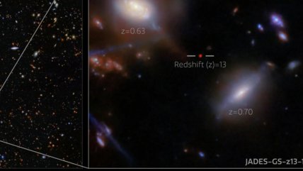  Telescopio James Webb detectó luz ultravioleta a 330 millones de años tras el Big Bang  