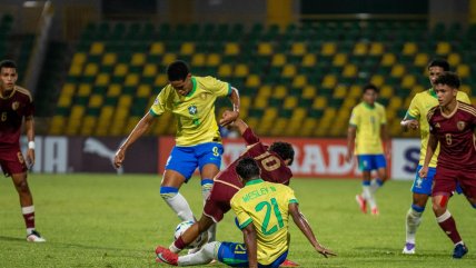   Brasil venció a Venezuela en el Sudamericano y se acercó al Mundial Sub 17 