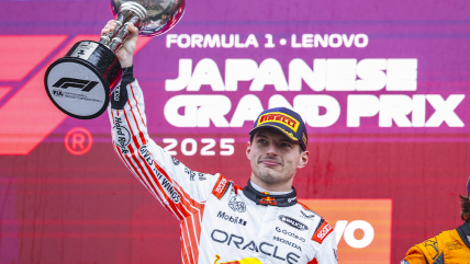   Max Verstappen consiguió su primera victoria del año tras vencer en el GP de Japón 