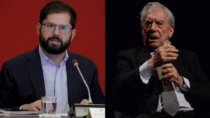   Boric despide a Vargas Llosa: 