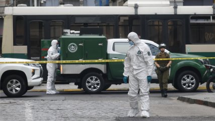   Dos sujetos armados robaron 50 millones de pesos desde banco en Llolleo 