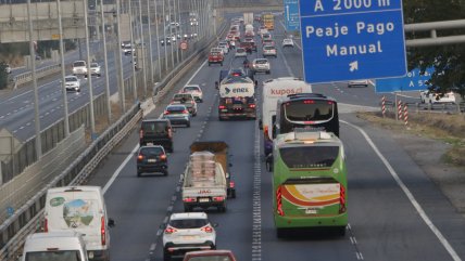  Semana Santa: Más de 285.000 vehículos han salido de la RM  