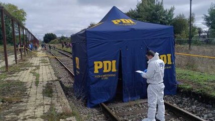   Cadáver de adulto mayor fue encontrado sobre línea férrea en Los Lagos 
