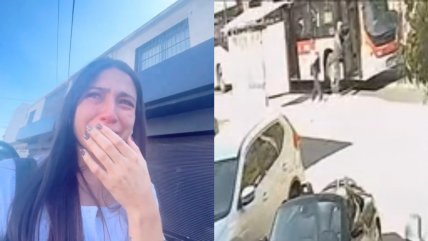   Joven denuncia haber sido arrastrada por micro en Vitacura: 