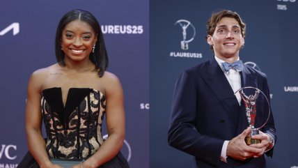   Simone Biles y Armand Duplantis ganaron el Premio Laureus como mejores deportistas del 2024 
