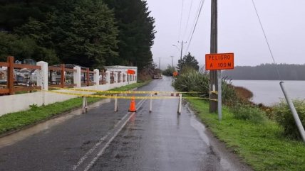   Anegamientos y cortes de ruta por lluvia intensa en La Araucanía 