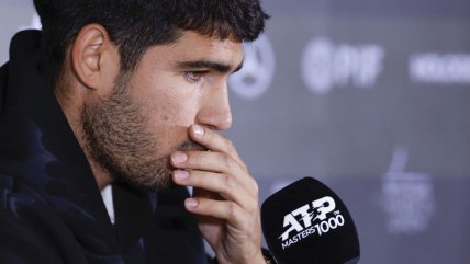   Carlos Alcaraz se bajó del Masters de Madrid 