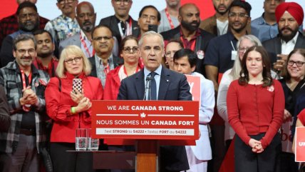  Mark Carney tras victoria liberal en Canadá: 
