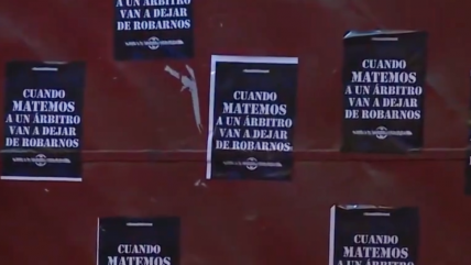   Carteles con amenazas a los árbitros aparecieron en la sede de la Federación Peruana de Fútbol 