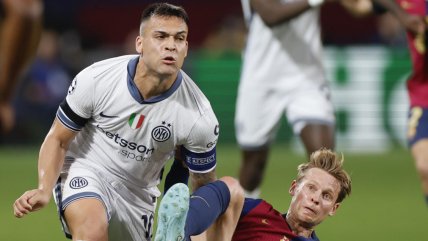   Lautaro Martínez entrenó con normalidad antes de revancha con FC Barcelona 