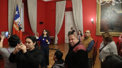  La Moneda recibe a centenares de personas en el Dia de los Patrimonios  