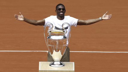   Ousmane Dembélé exhibió en Roland Garros la Champions League conquistada por PSG 
