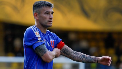   Charles Aránguiz se mantiene en duda para el partido de la U con Iquique 