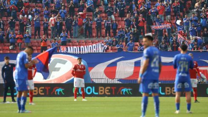   [VIDEO] El emotivo minuto de silencio de los hinchas de la U en honor a Braulio Musso 