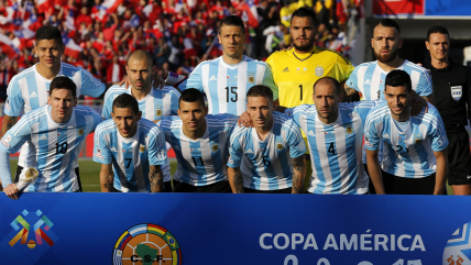   Liderada por Messi: La formación de Argentina que cayó ante Chile en la final de la Copa América 2015 