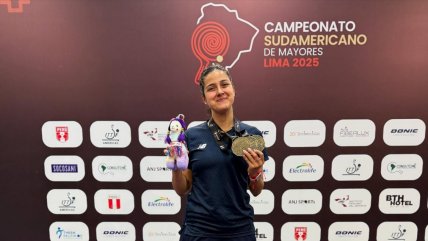   Daniela Ortega repasó sus cuatro medallas de oro en el Sudamericano de tenis de mesa 