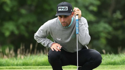   Joaquín Niemann quedó con obligaciones tras la segunda jornada del LIV Golf de Chicago 