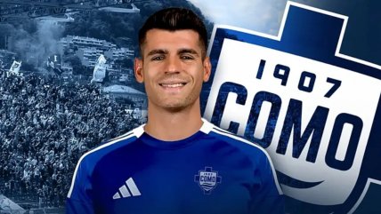   Álvaro Morata fue anunciado como fichaje de Como 