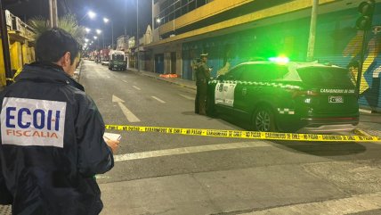   Hombre fue asesinado en el frontis de la Seremi de Salud de Arica y Parinacota 