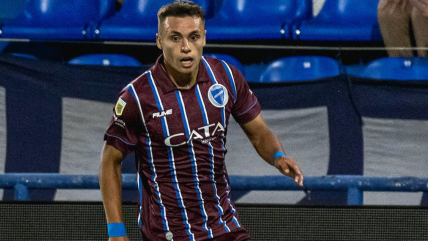   Bastián Yáñez vio acción en la derrota de Godoy Cruz ante Atlético Mineiro por Copa Sudamericana 