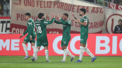   Palmeiras goleó a Universitario de Lima de Rodrigo Ureña en octavos de la Copa Libertadores 