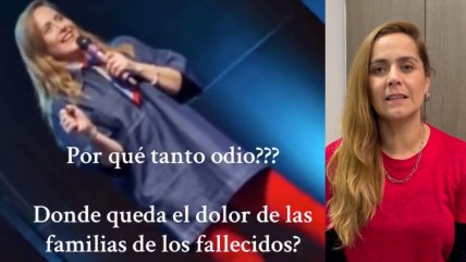   Natalia Valdebenito pidió disculpas por chiste sobre tragedia en El Teniente 