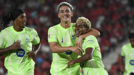   FC Barcelona inició la defensa del título en la Liga con un cómodo triunfo ante Mallorca 
