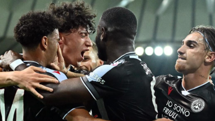   Udinese venció a Carrarese y avanzó en la Copa Italia 