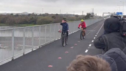 Presidente Boric inauguró el Puente Industrial en el Biobío: Es el más largo de Chile Presidente Boric inauguró el Puente Industrial en el Biobío: Es el más largo de Chile